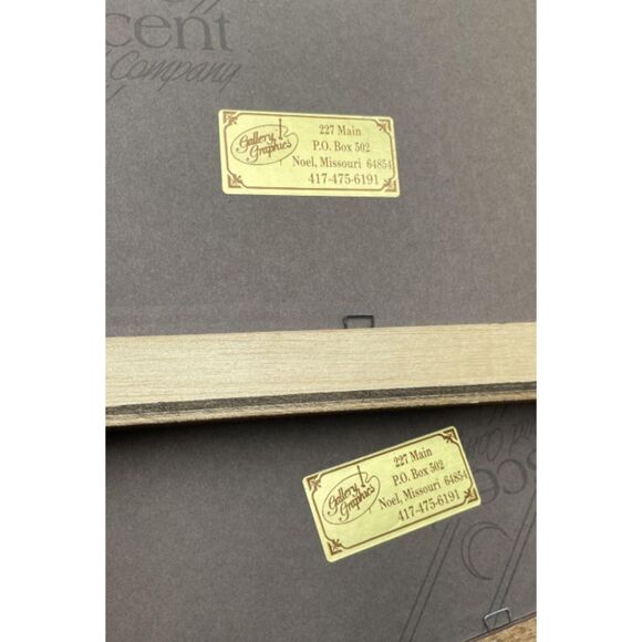 3 PC Gallery Graphics Gorgeous Gold Gilded Frames & Matted Guardian Angel Prints - Picture 7 of 7